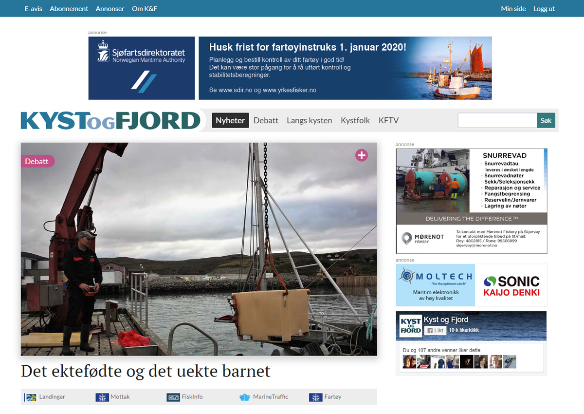 Kyst og Fjord - fisheries newspaper